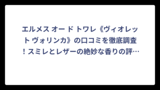 エルメス オー ド トワレ《ヴィオレット ヴォリンカ》の口コミを徹底調査！スミレとレザーの絶妙な香りの評価とは⁉️